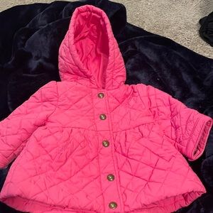 Baby polo coat pink gentle used
